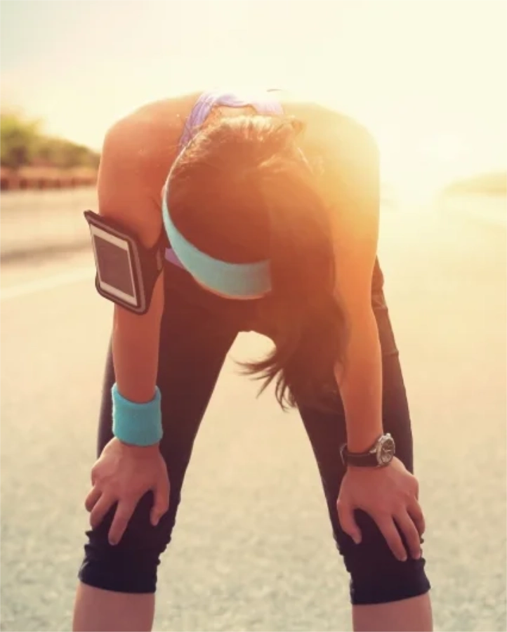 nella foto atleta in difficoltà